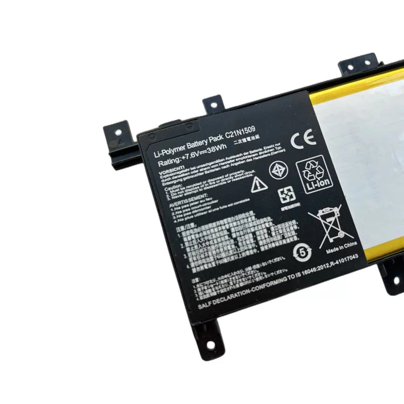ASUS FL5900U A556U K556U X556U F556U Replacement Battery C21N1509 | 7.6V 38Wh