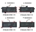 ASUS Y5100U V5000 V5000F V5000J Replacement Battery C21N1818-1 B21N1818 | 7.7V 37Wh
