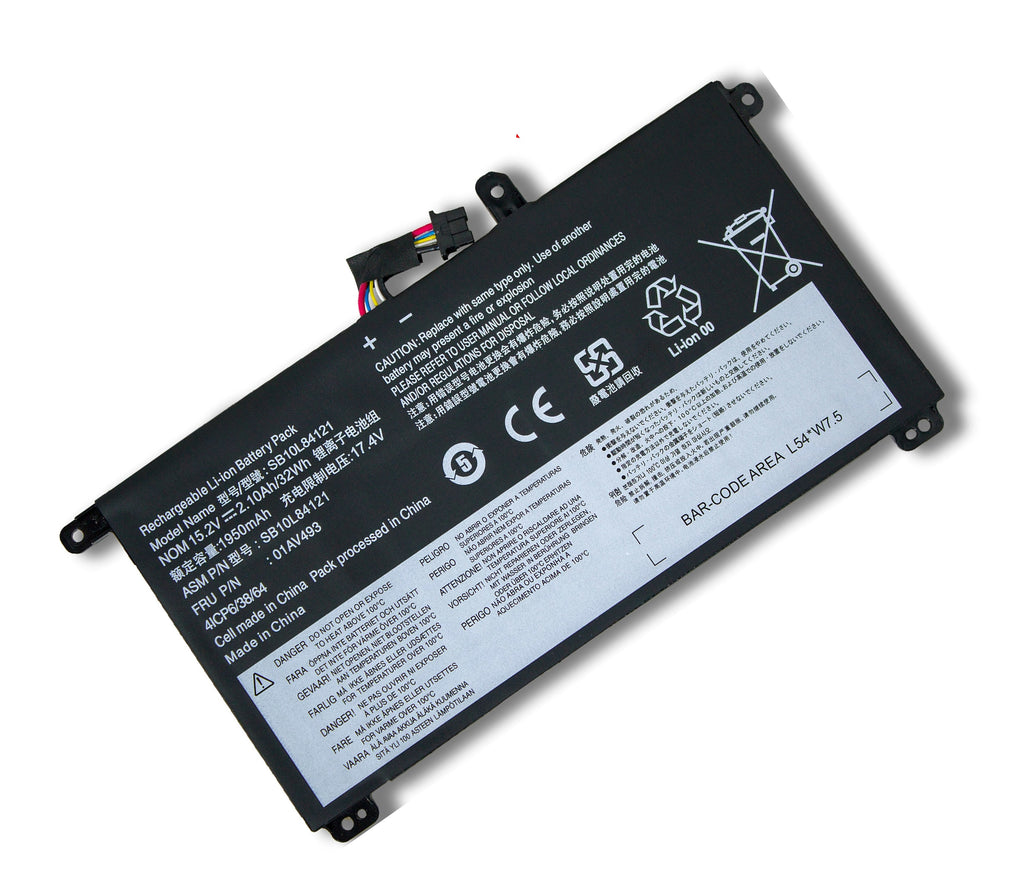 Lenovo ThinkPad T570 T580 P51S P52S Replacement Battery 01AV493 | 15.2V 32Wh