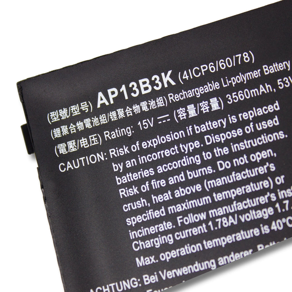 Acer V5-472G V5-473G V5-573G R7-571 Replacement Battery AP13B8K AP13B3K | 15V 3560mAh