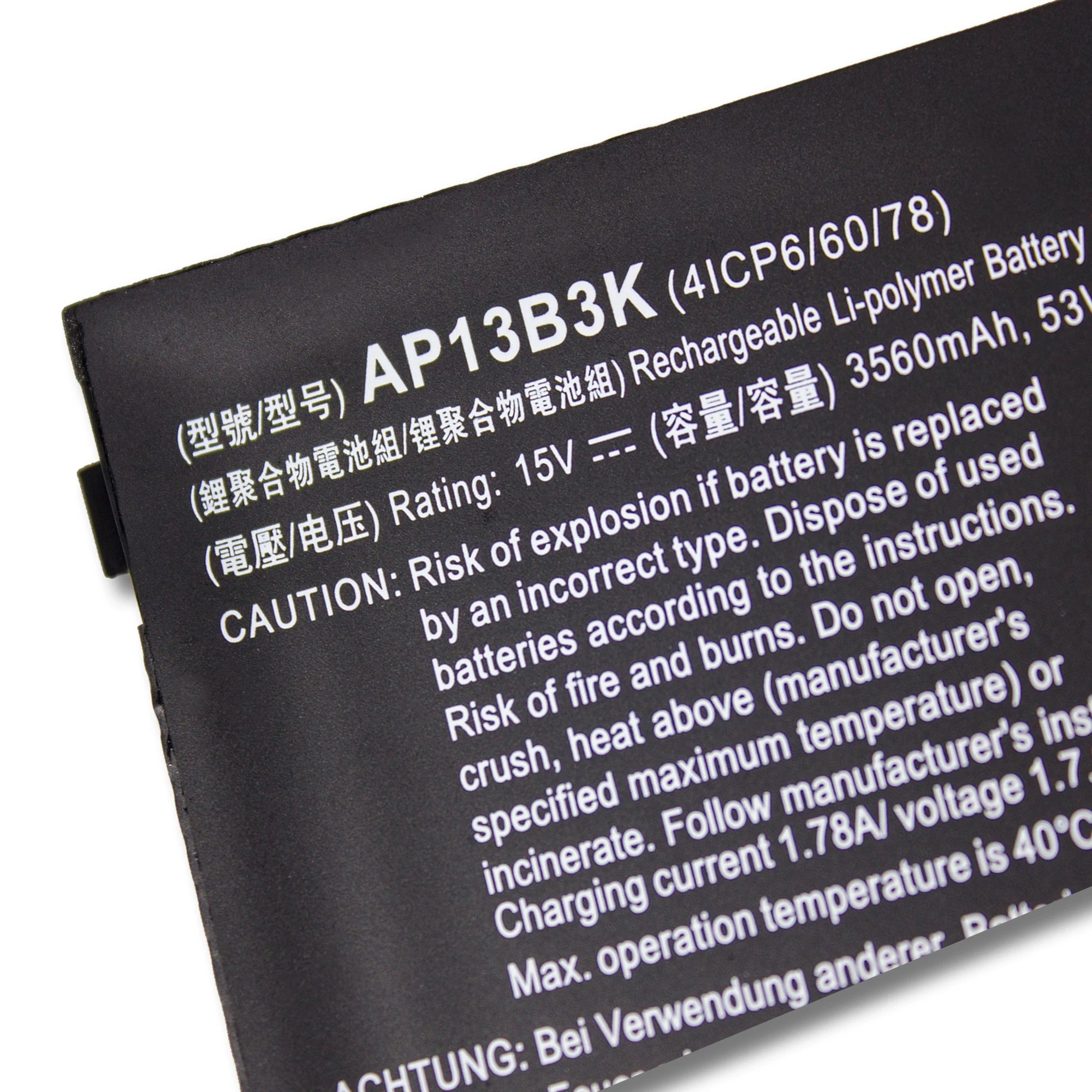Acer V5-472G V5-473G V5-573G R7-571 Replacement Battery AP13B8K AP13B3K | 15V 3560mAh