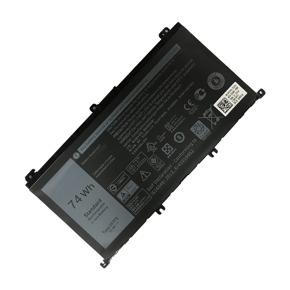 Dell Inspiron 7559 7566 7567 7577 G3 15 3579 G5 15 5587 Replacement Battery 357F9 | 11.4V 74Wh