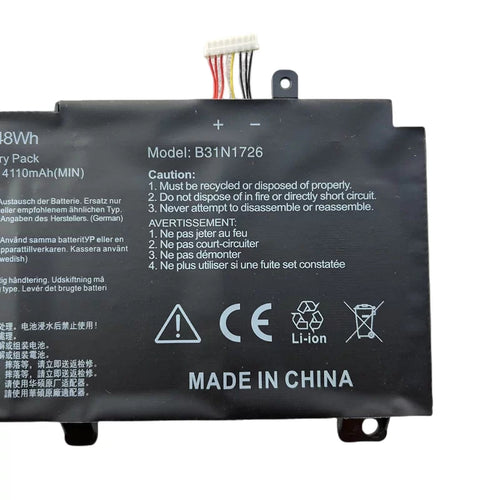 ASUS FX95G FX95DU FX80G FX86F FX86G FZ80GE Replacement Battery B31N1726 | 11.4V 48Wh