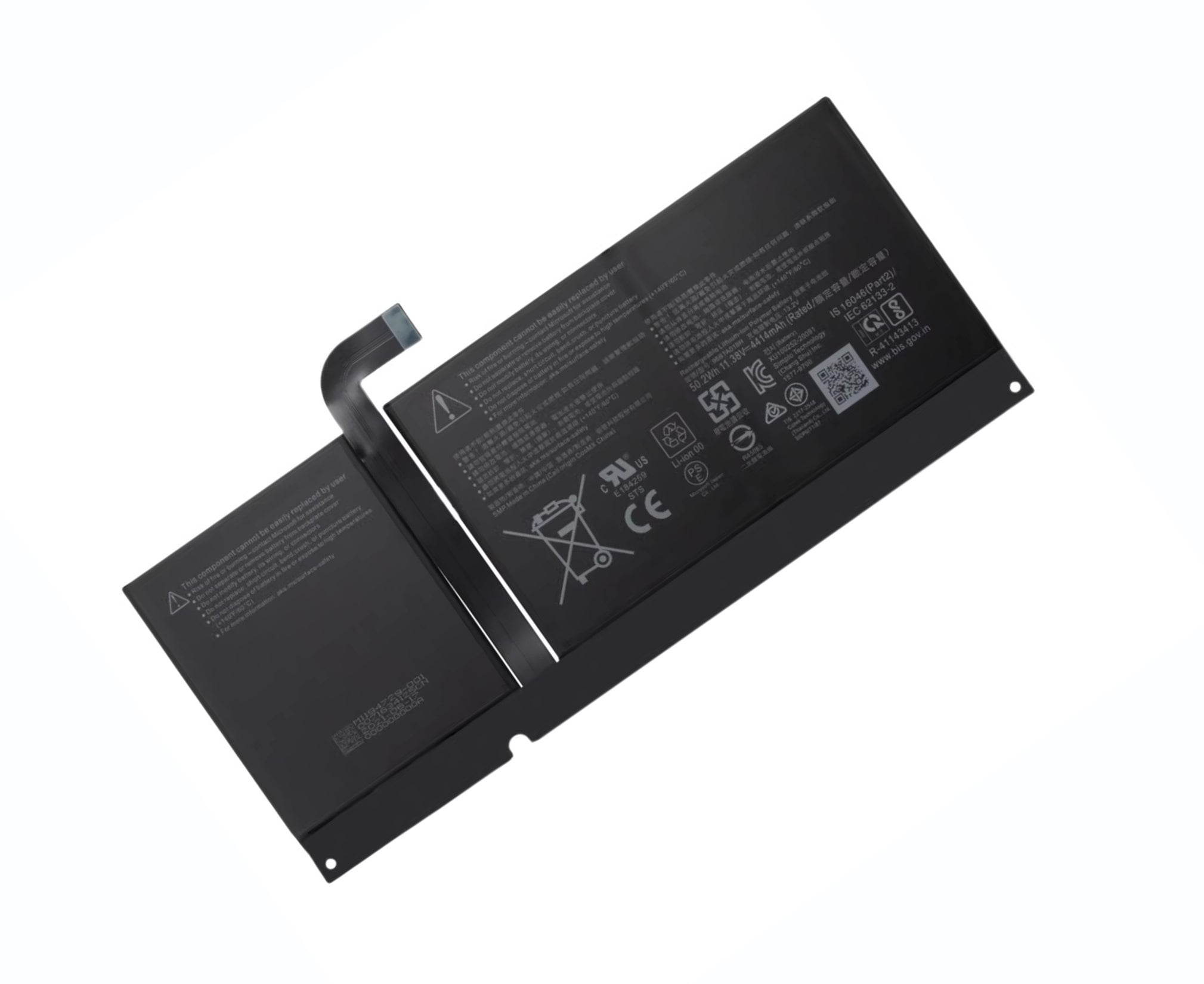 Microsoft Surface Pro 8 1982 1983 96BTA016H Replacement Battery