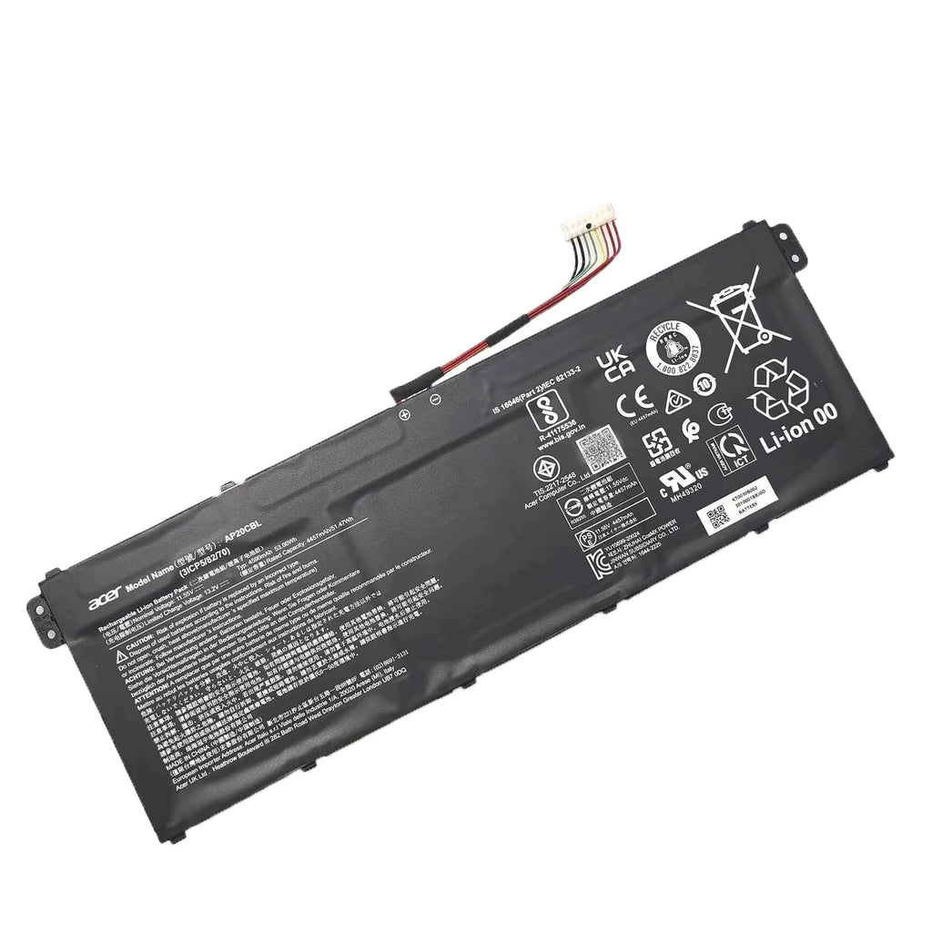 Acer N20C5 S50-53-743W Replacement Battery AP20CBL | 11.55V 53Wh