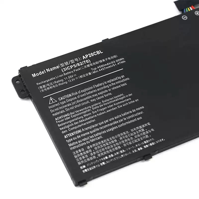 Acer N20C5 S50-53-743W Replacement Battery AP20CBL | 11.55V 53Wh