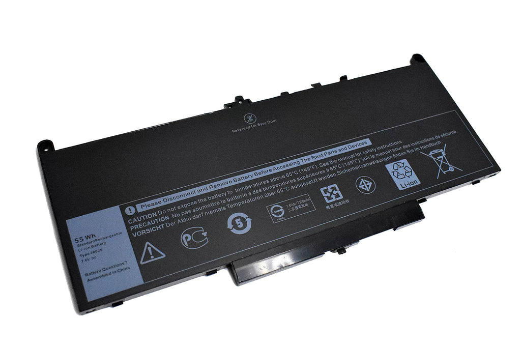 Dell Latitude E7270 E7470 Replacement Battery J60J5 | 7.6V 55Wh
