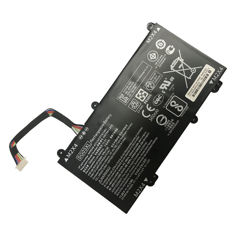 HP Spectre x360 13 Replacement Battery SG03XL TPN-I126 TPN-I125 HSTNN-LB7E LB7F | 11.55V 41.5Wh