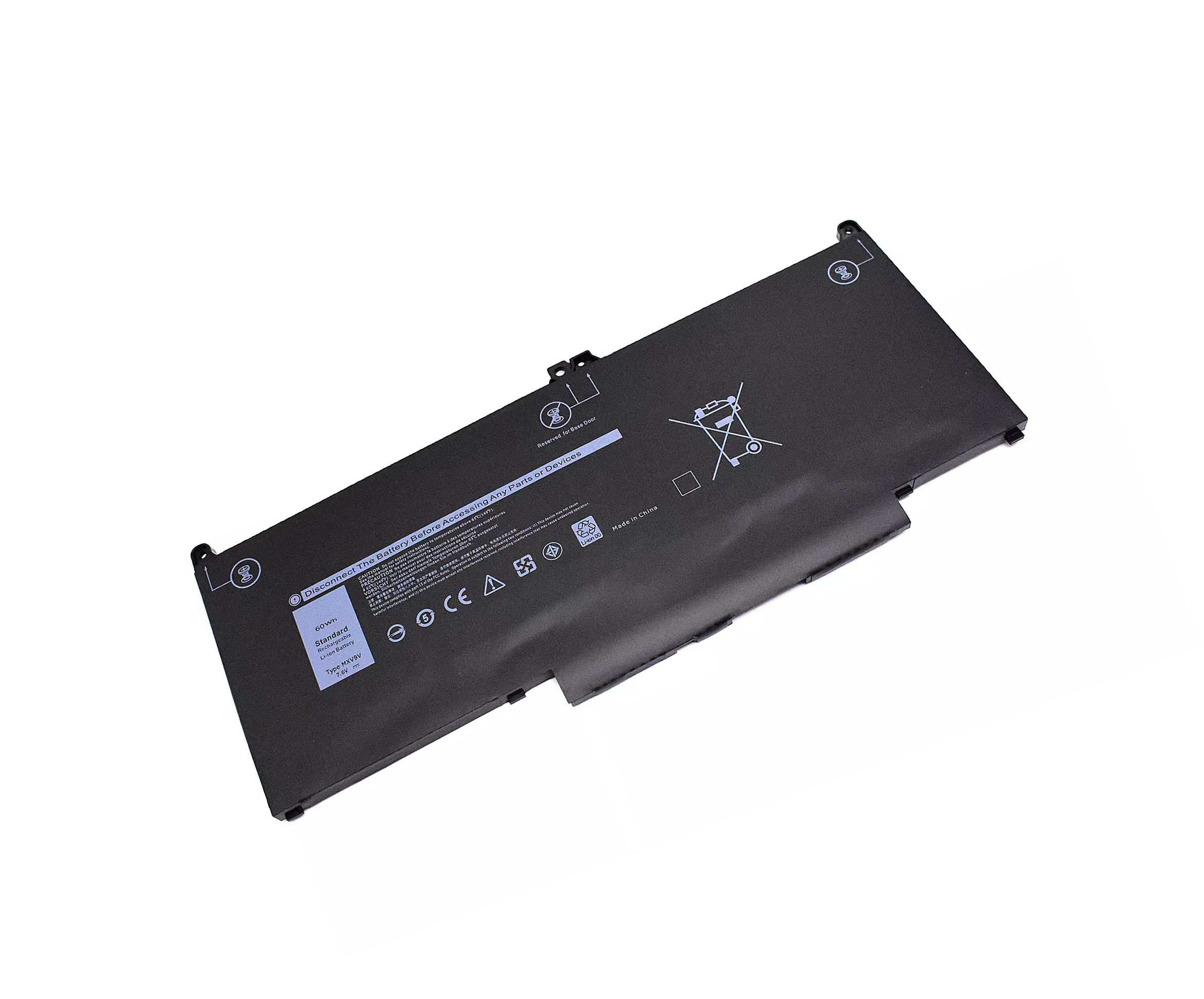 Dell Latitude 14 7400 13 7300 5300 5310 Replacement Battery MXV9V | 7.6V 60Wh